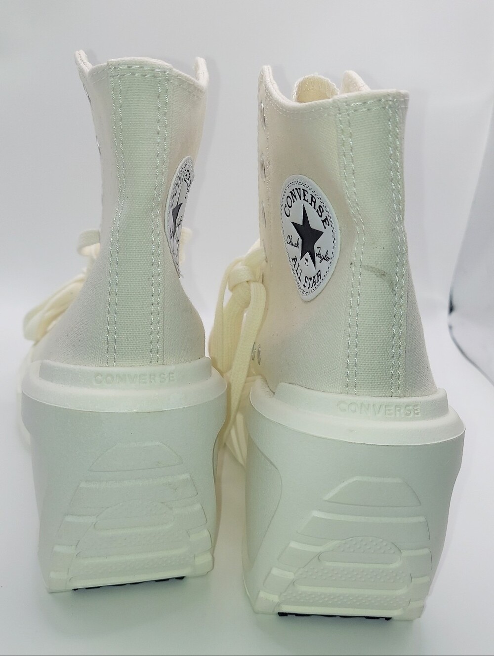 Converse Women's Platform Chuck Taylor All Star High Top Sneakers - Cream